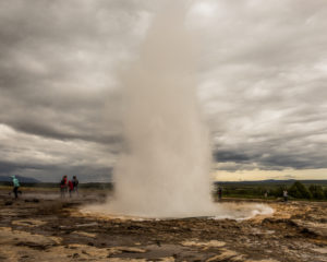 photo of geyser in Iceland