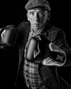 man with boxing gloves